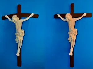 wooden holy cross in 2 versions