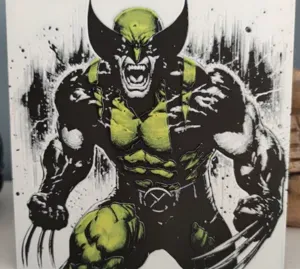 Angry wolverine hueforge