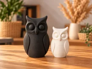Owlora – Minimalist Owl Family