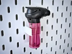 Butane Lighter Holder for IKEA Skadis - 30mm grip