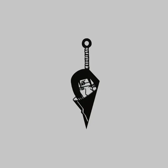 Itachi Uchiha in Kunai Wall Art and Table Top 01 — Image 3 of 4