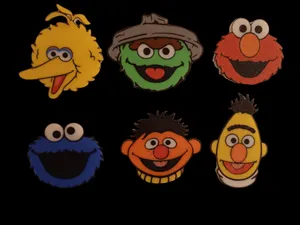 Sesame Street set of 6 Character Magnets