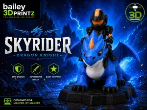 SkyRider Dragon Knight (Blue)