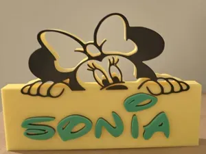 sonia nome disney da scrivania con minney