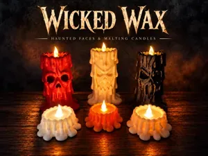 WICKED WAX — Haunted Faces & Melting Candles