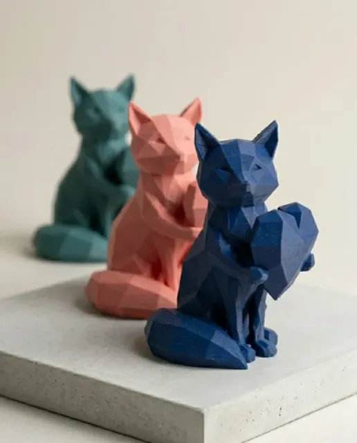 Cute Heart Fox - Japandi Valentine Decor — Фото 3 из 5