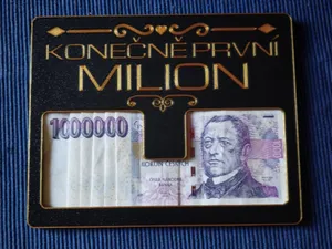 Czech 1 Million CZK Money Gift Box 
