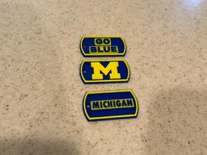 University of Michigan Dog Tag/Keychain