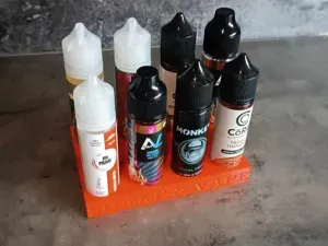 Liquid bottle stand for 8 bottles