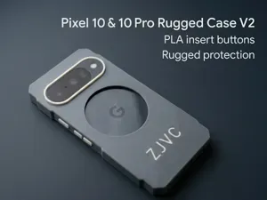 Pixel 10 & 10 Pro TPU Rugged Case with PLA Buttons