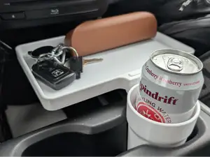 Universal Car Cup Holder Tray Attachment