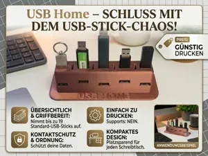USB/C Home – Kompakter Ständer für USB-Sticks