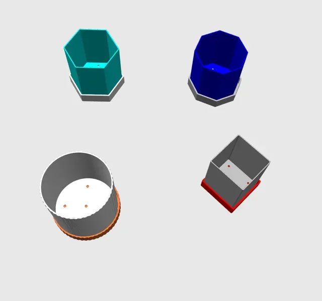 Parametric Geometric Planter & Saucer — Image 4 of 5