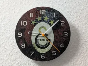 wall / desk clock Galatasaray Istanbul Logo