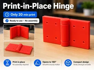 Print-in-Place Hinge