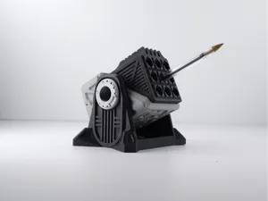 Rocket Pen Launcher Turret - Desk Defense