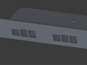 Combo Raspberry Pi 4 and 5 mount for 10 inch rack