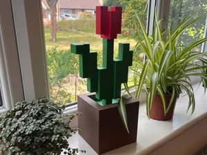 Minecraft Tulip (COLOR CHANGEABLE)