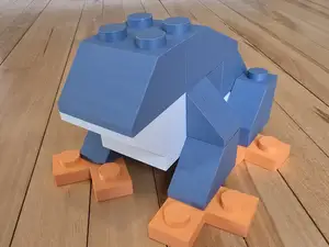 Big Brick Frog 400%