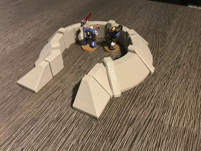 Wargaming compatible Bunker and Defence Wall (40k) — Image 14 of 14