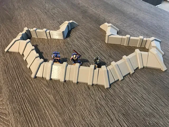 Wargaming compatible Bunker and Defence Wall (40k) — Image 10 of 14