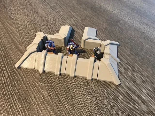 Wargaming compatible Bunker and Defence Wall (40k) — Image 9 of 14