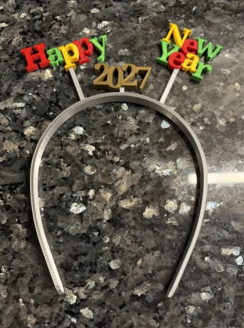 Happy New Year 2027 Headband — Image 2 of 4