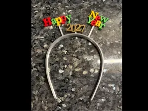 Happy New Year 2027 Headband
