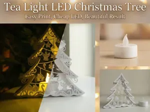 Christmas Tree LED Shadow Box