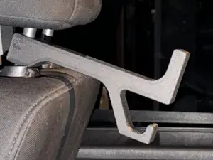 Improved Truck Headrest Hard Hat Vest Hanger 