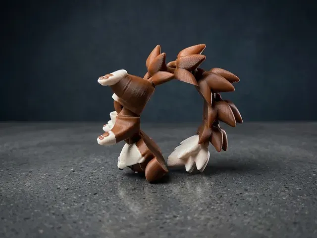 Fluffy Tail Cute Flexi Puppy - Toy / Keychain — Image 8 of 10