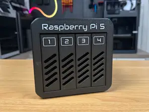 Raspberry Pi 5 Based 4-Bay NAS