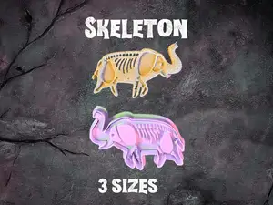 Elephant Skeleton Cookie Cutter