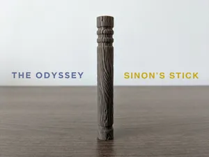 Sinon's Fate Stick Wood Texture - The Odyssey 2026