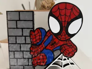 Spiderman trepamuro personalizable
