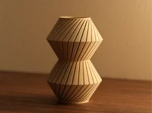 Roby Vase | Geometric Twisted Vase Nordic
