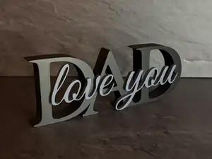 DAD - love you - Perfekt als Vatertagsgeschenk