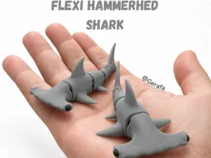 Sledge the Flexi Hammerhead Shark