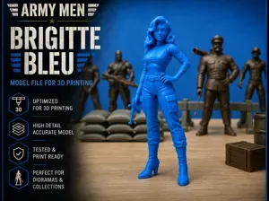 Brigitte Bleu – Army Men