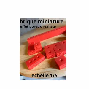 briques de construction réalistes – Échelle 1/5