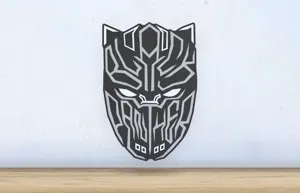 Black Panther - Layered - Word Wall Art