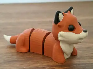 Articulated Fox – Cute Flexi Animal Toy