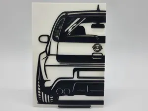 2D Wall Art Opel Corsa C GSi Widebody
