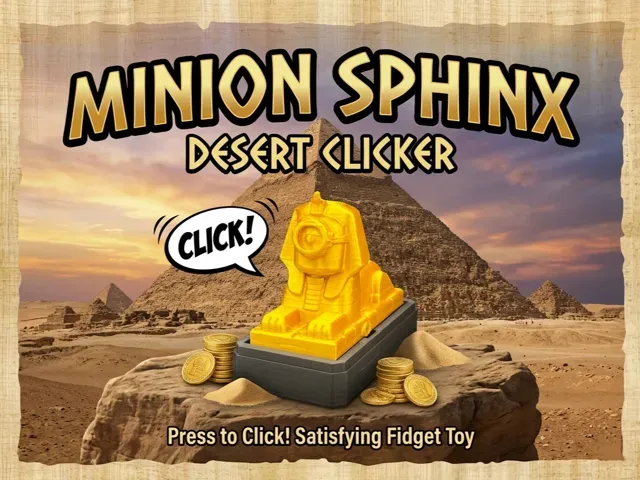 MINION SPHINX FIDGET CLICKER
