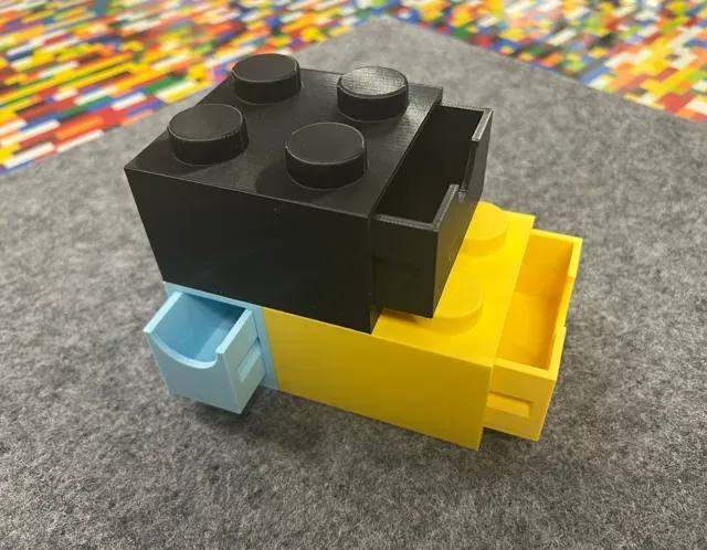 2x2 stackable brick drawer — Image 3 of 7