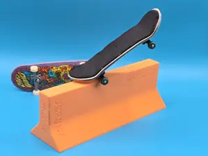 Fingerboard Skate Jersey Barrier Grind Block