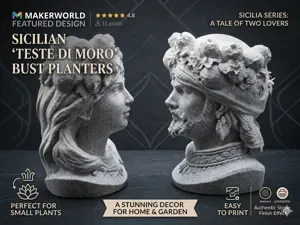 Sicilian Moor’s head statuettes - Teste di Moro