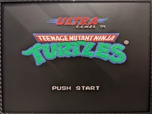 Teenage Mutant Ninja Turtles NES Title Screen