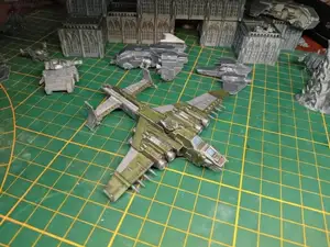 Epic Scale Flying Bomber Ground Attack Aircraft