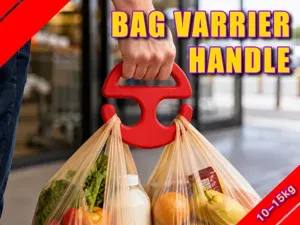 Ergonomic Grocery Bag Carrier | Comfort Handle